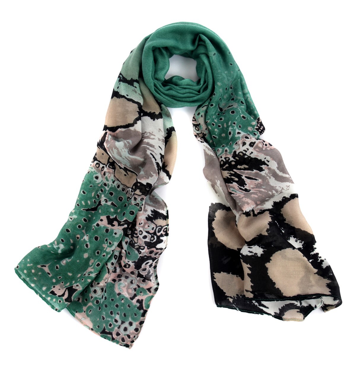 Women Fashion Accessory Romantic/Elegant Flower by the Pond Scarf/Shawl ...