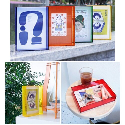 Creative Acrylic Photo Frame Picture Frame Desktop Picture Display Home Deco