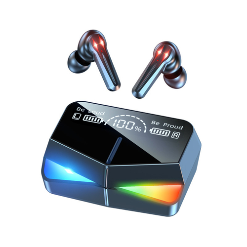 Bluetooth 5.1 Wireless Earphone Low Latency In Ear Stereo Gaming Touch Headset Digital LED Display