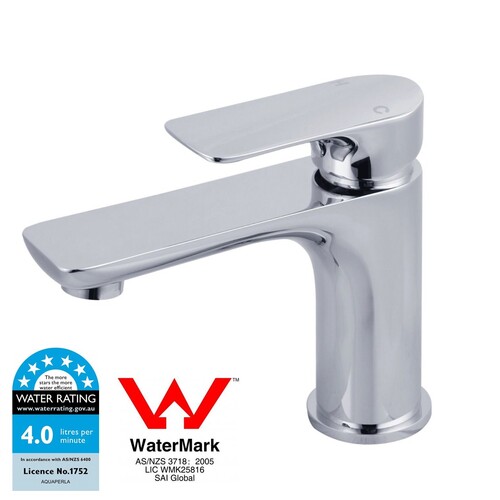 WELS Solid Brass Basin Mixer Tap Bathroom Sink Faucet Chrome