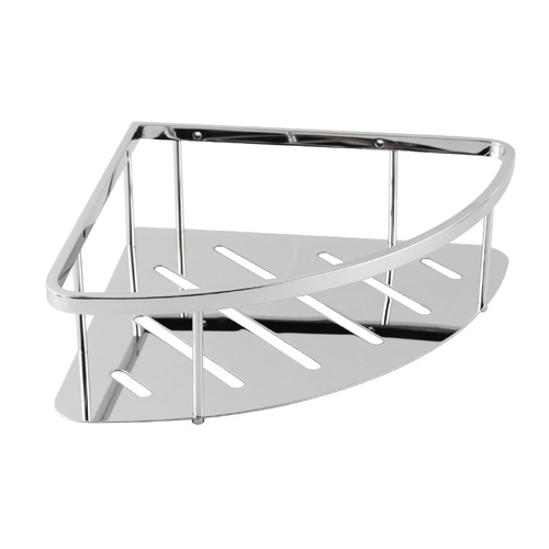 Stainless Steel Shower Corner Caddy Shelf Bath Storage Basket Holder Chrome