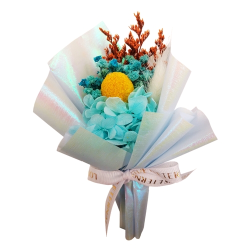 Mini Handmade Dried Flower Bouquet Car Air Vent Clip Fridge Magnet Wedding Brooch Home Decor Event Gift