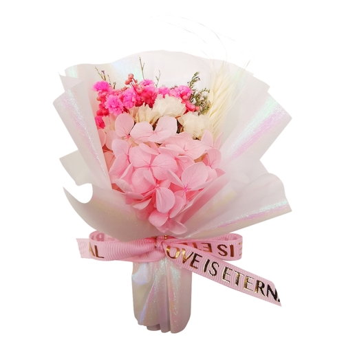 Mini Handmade Dried Flower Bouquet Car Air Vent Clip Fridge Magnet Wedding Brooch Home Decor Event Gift