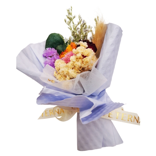 Mini Handmade Dried Flower Bouquet Car Air Vent Clip Fridge Magnet Wedding Brooch Home Decor Event Gift