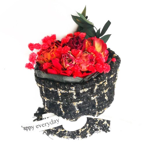 Mini Handmade Dried Flower Bouquet Car Air Vent Clip Fridge Magnet Wedding Brooch Home Decor Event Gift