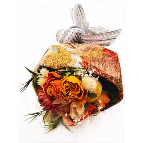 Mini Handmade Dried Flower Bouquet Car Air Vent Clip Fridge Magnet Wedding Brooch Home Decor Event Gift
