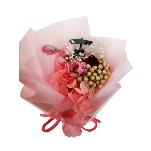 Mini Handmade Dried Flower Bouquet Car Air Vent Clip Fridge Magnet Wedding Brooch Home Decor Event Gift
