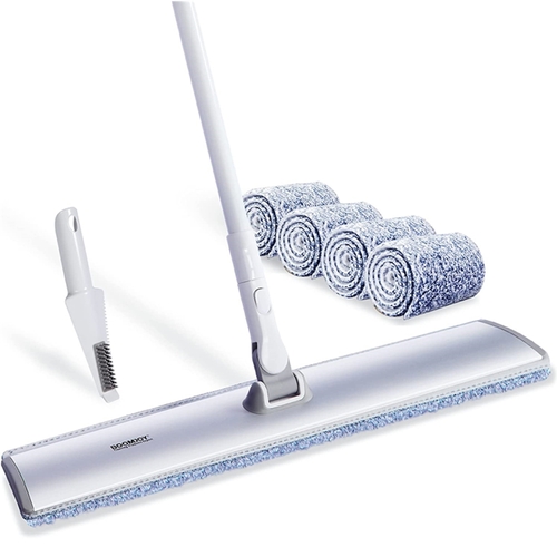 BOOMJOY E11 Flat Mop Floor Mop 60cm Aluminum Plate Wet Dry Mop Floor Cleaning