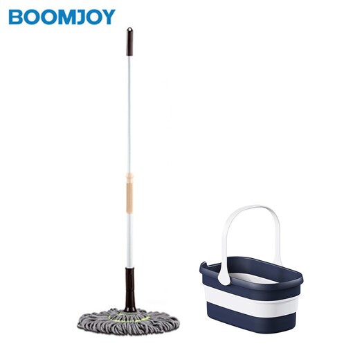 Twist Mop Self Wringing Mop Hand Free Floor Cleaning Mop with Collapsible Bucket