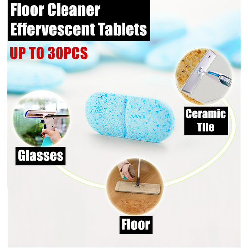 BOOMJOY Natural Floor Cleaner Effervescent Tablets for Hardwood Tiles Glass