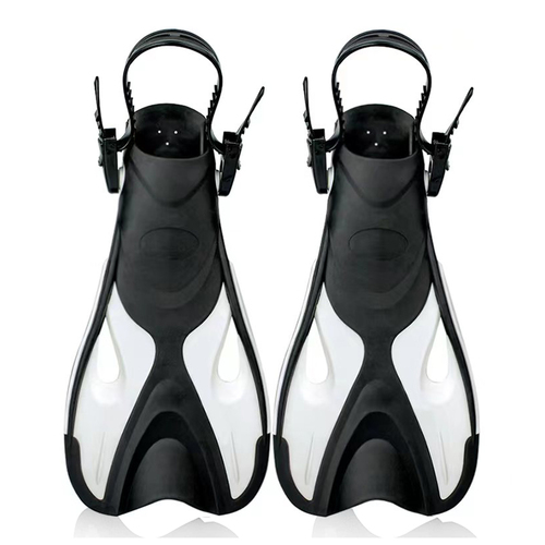 Swimming Fins Adjustable Foot Flippers Submersible Silicone Professional Dive Open Diving Snorkeling Diving Shoes