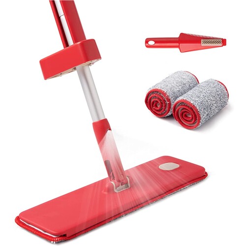 Microfiber Spray Mop Self Wringing Hand free Mop Floor Cleaning Mop 3 Pads