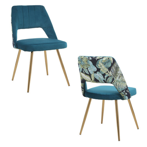 2X BELLEMOSA Modern Dining Chair for Home Kitchen Cafe Office
