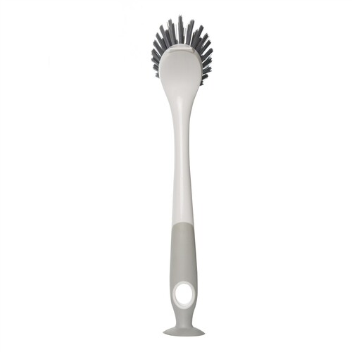 DOLANX Dish Brush Handle with Suction Cup for Pot Pan Cast Iron Skillet Dishes