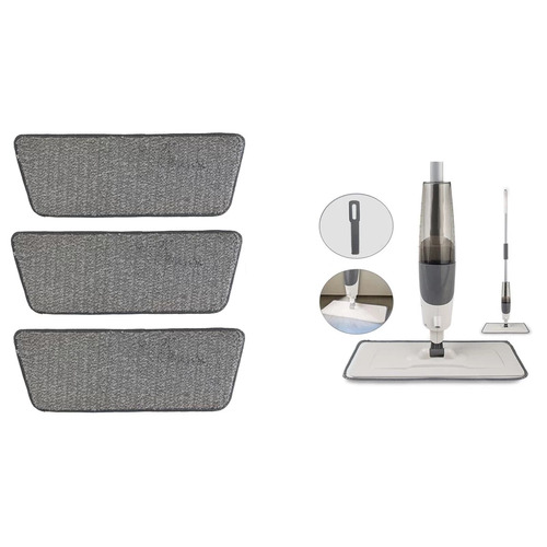 3PCS DOLANX Mop Pads Microfiber Cleaning Pads Excellent for Water Absorption