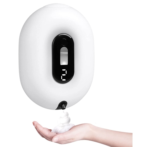 280ml Automatic Soap Dispenser Touchless Foaming Soap Dispenser Motion Sensor Hands Free Wall Mount for Bathroom Kitchen
