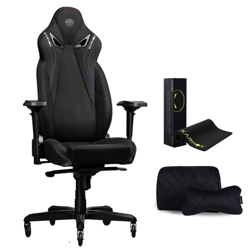 KARNOX Gaming Chair Ergonomic Office Chair Recliner Chair Cloth 4D Armrests Aluminum Base