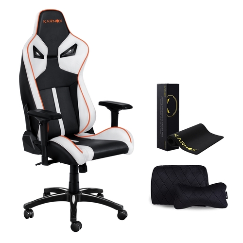 KARNOX Gaming Chair Ergonomic Office Chair PU Leather 4D Armrests Recliner Chair Legend Series Orange