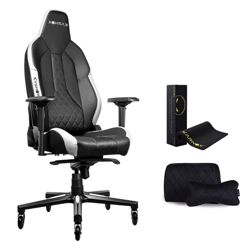 KARNOX Gaming Chair Ergonomic Office Chair PU Leather 4D Armrests Recliner Chair Aluminum Base