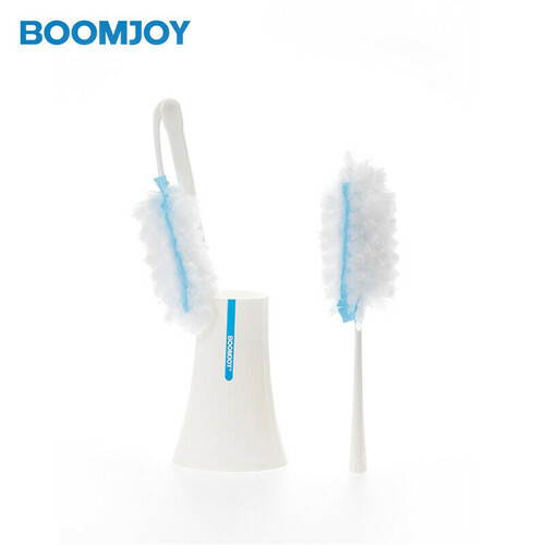 BOOMJOY Replaceable Disposable Dust Head Microfibre Officer Duster with Holder