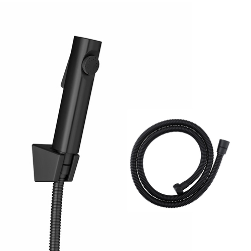 Toilet Bidet Spray Kit Hand Held Shower Head Black