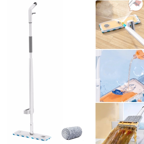 BOOMJOY P22 Spray Mop Self Wringing Flat Mop Hands-Free Microfiber Floor Mop