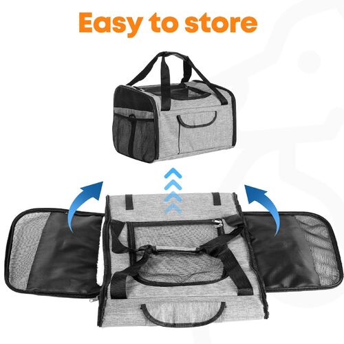 Foldable Pet Carrier - Convenient, Durable, and Lightweight