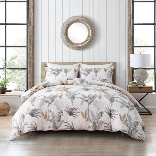 4PCS Quilt/Duvet Cover Flat Sheet Pillowcase Soft Microfiber Bedding Set White
