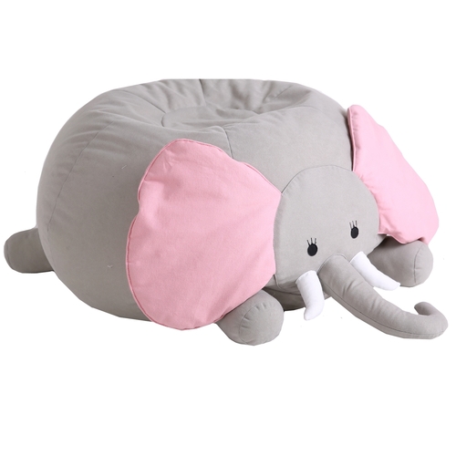 Elephant Themed Premium Bean Bag Cover No Filler Animal Beanbag Lazy Sofa Chair