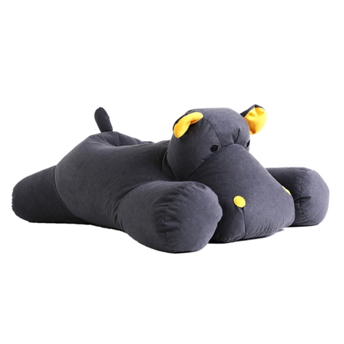 Charming Hippo Sofa Bean Bag Cover No Filler Animal Beanbag Lazy Sofa Chair