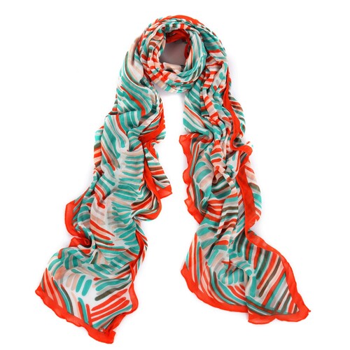 Women Fashion Accessary Vibrant/Girly Colorful/Stripe Scarf/Shawl/Wrap