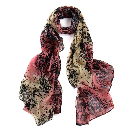 Women Fashion Accessory Trendy/Urban Snake Print/Imperial Pattern Gradient Scarf