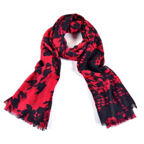 Women Fashion Accessory Trendy/Urban/Red Pattern Scarf