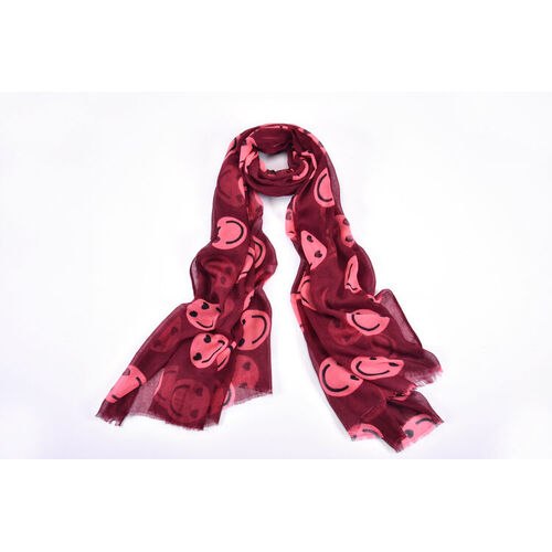 Women Fashion Accessory Casual/Chic Colourful Happy Faces Everyday Scarf