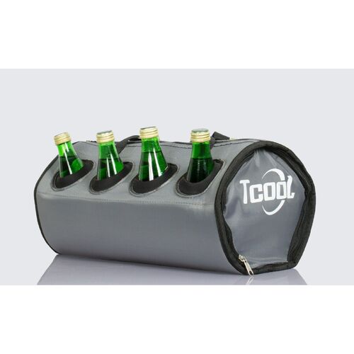 TCOOL 8 Bottles Foldable Smart Cooler Bag Portable  9 Hours Ice Retention