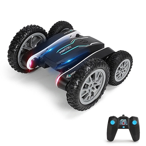 RC Car Remote Control 2.4Ghz Flower Stunt Drift Car Rock Crawler 360 Degree Flip Vehicle Toys with LED Light