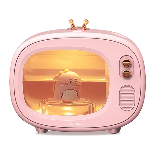 USB Cartoon TV Humidifiers With 7 Color Night Light Air Humidifier Home Humidify Mist Maker For Car Home Bedroom Travel Office Diffuser