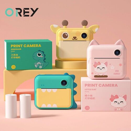 WiFi Instant Print Camera Digital Dual Camera Kids Toy with Print Paper 32G Card