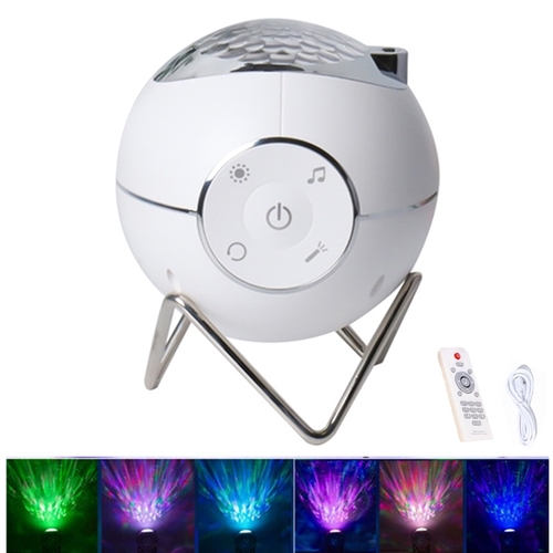 LED Star Galaxy Projector Music Night Light Remote Control Star Sky Projection Lamp with Bracket